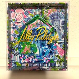 Lilly Pulitzer Floral Lilly’s house Christmas ornament!